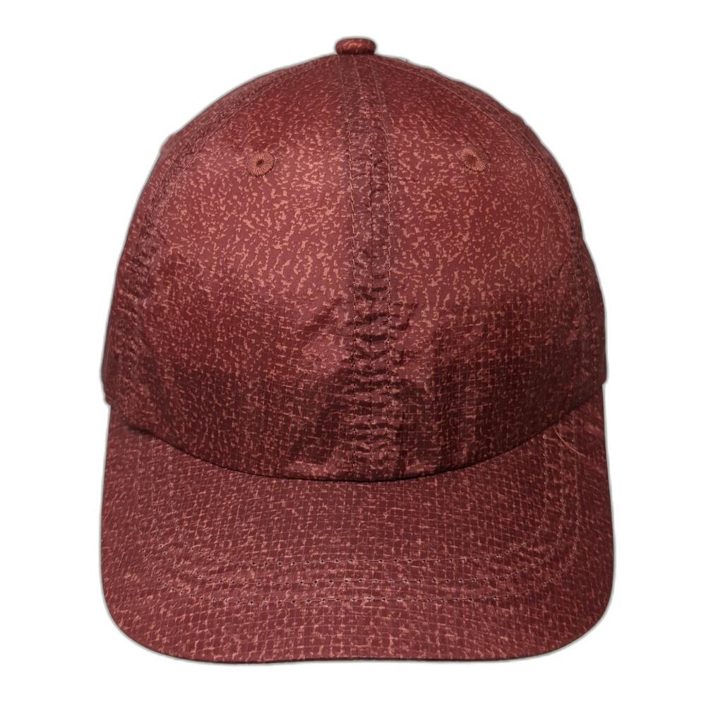 UR Powered Baseball Cap Red One Size Polyester Strapback All Over Pattern Hat